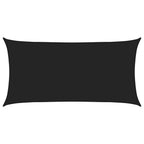 Sonnensegel Schwarz 2 x 6 m HDPE