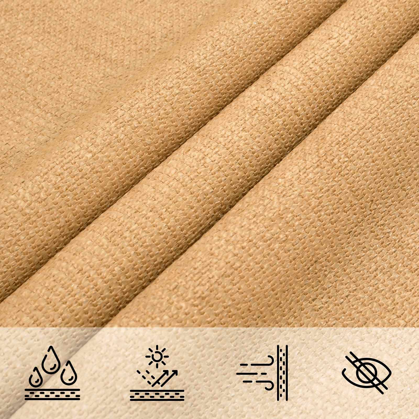 Sonnensegel Sand 2,5 x 6 m HDPE