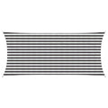 Sonnensegel Anthrazit und Weiß 2 x 4,5 m HDPE