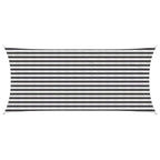 Sonnensegel Anthrazit und Weiß 2 x 4,5 m HDPE