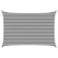 Sonnensegel Anthrazit und Weiß 3 x 5 m HDPE