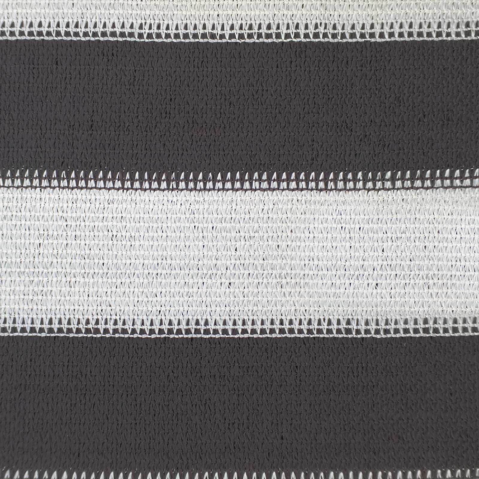 Sonnensegel Anthrazit und Weiß 4 / 5 x 3 m HDPE