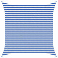 Sonnensegel Blau und Weiß 3 x 3 m HDPE