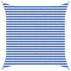 Sonnensegel Blau und Weiß 3 x 3 m HDPE