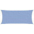 Sonnensegel Blau und Weiß 2 x 5 m HDPE