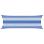 Sonnensegel Blau und Weiß 2 x 6 m HDPE