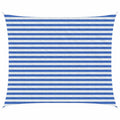 Sonnensegel Blau und Weiß 2,5 x 3 m HDPE