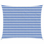 Sonnensegel Blau und Weiß 2,5 x 3 m HDPE