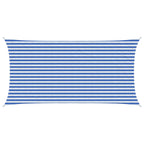 Sonnensegel Blau und Weiß 2,5 x 4,5 m HDPE