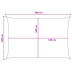 Sonnensegel Blau und Weiß 4 x 6 m HDPE