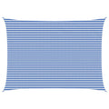 Sonnensegel Blau und Weiß 5 x 7 m HDPE