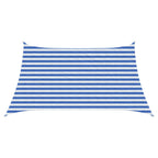 Sonnensegel Blau und Weiß 3 / 4 x 2 m HDPE