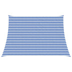 Sonnensegel Blau und Weiß 3 / 4 x 3 m HDPE