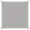 Sonnensegel Hellgrau und Weiß 4,5 x 4,5 m HDPE