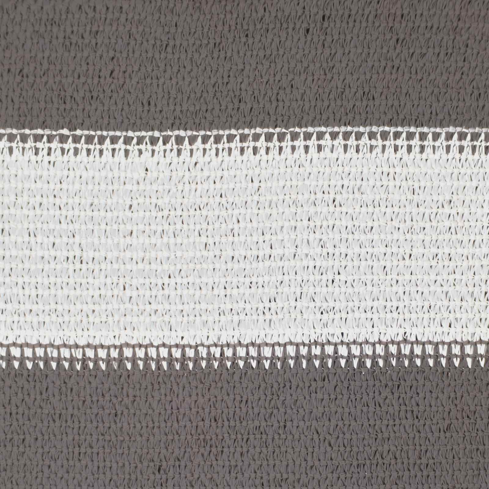 Sonnensegel Hellgrau und Weiß 3 x 5 m HDPE