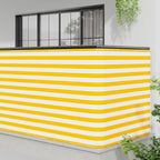 Balkon Sichtschutz 150 x 500 cm Stoff mit PU-Beschichtung