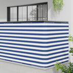 Balkon Sichtschutz 150 x 800 cm Stoff mit PU-Beschichtung