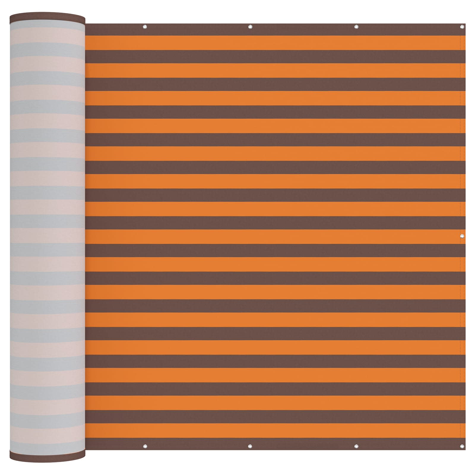 Balkon Sichtschutz 180 x 200 cm Stoff mit PU-Beschichtung