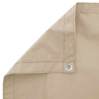 Balkon Sichtschutz 180 x 700 cm Stoff mit PU-Beschichtung Beige