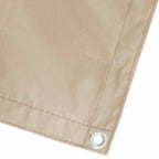 Balkon Sichtschutz 200 x 600 cm Stoff mit PU-Beschichtung Beige