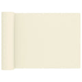 Balkon Sichtschutz 150 x 600 cm Stoff mit PU-Beschichtung Creme