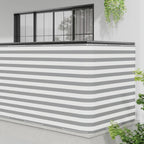Balkon Sichtschutz 150 x 300 cm Stoff mit PU-Beschichtung