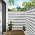 Balkon Sichtschutz 150 x 400 cm Stoff mit PU-Beschichtung