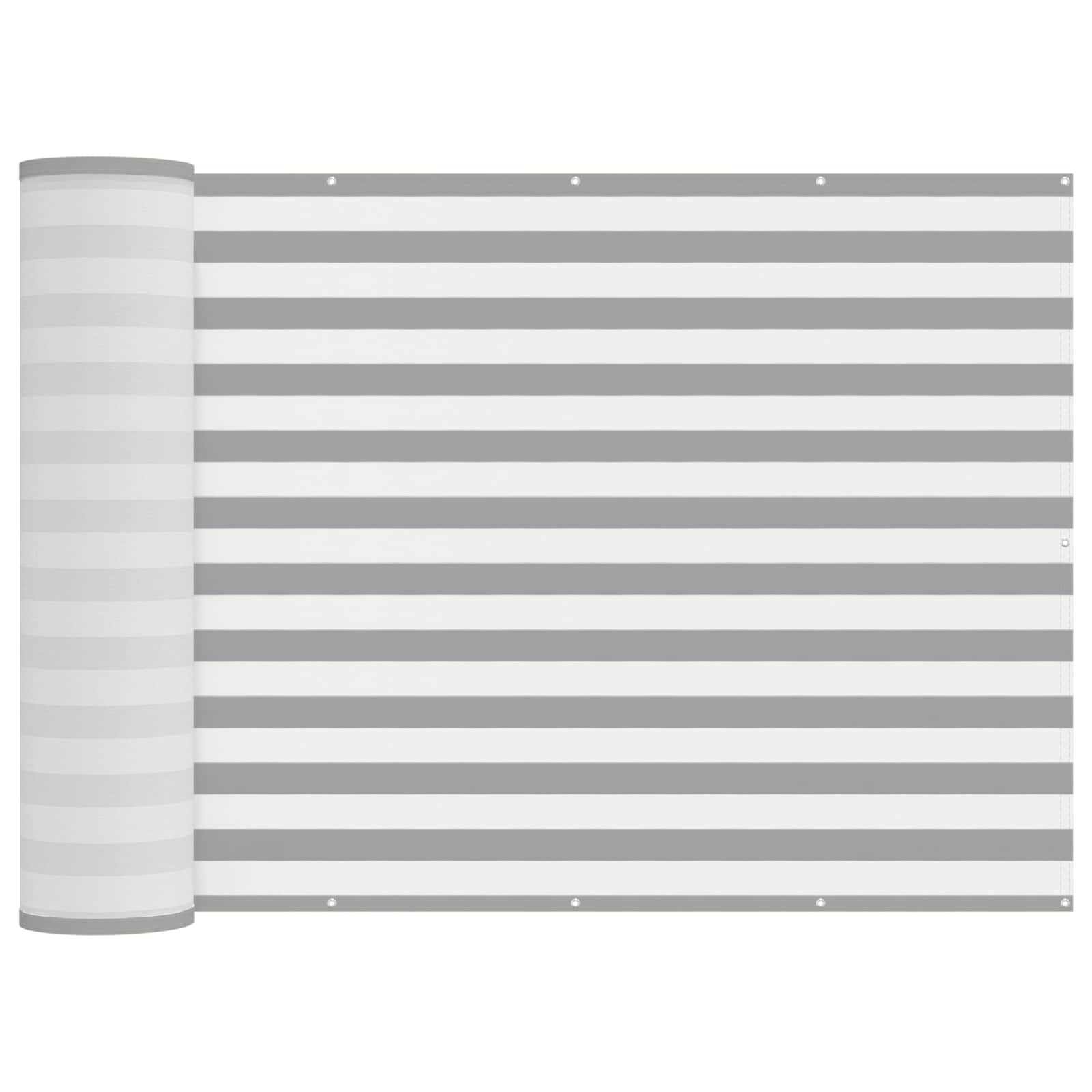 Balkon Sichtschutz 200 x 800 cm Stoff mit PU-Beschichtung