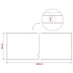 Balkon Sichtschutz 1,5 x 25 m Stoff mit PU-Beschichtung