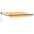 Einziehbare Markise Sand 3 x 2 m 100% Polyester und Aluminium