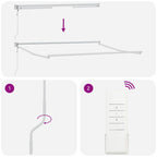 Elektrische ausziehbare Markise Sand