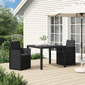 Garten Esszimmerstühle 2 pcs Anthrazit PP