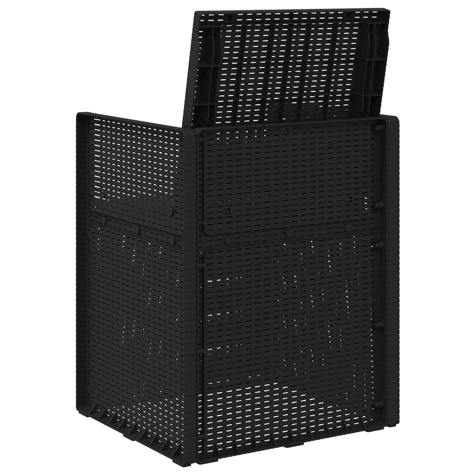 Garten Esszimmerstühle 2 pcs Anthrazit PP