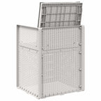 Garten Esszimmerstühle 2 pcs Weiß und Anthrazit PP