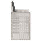 Garten Esszimmerstühle 2 pcs Weiß und Anthrazit PP