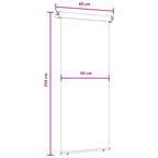 Balkon Seitenmarkise 100% Polyester Eisen Stahl