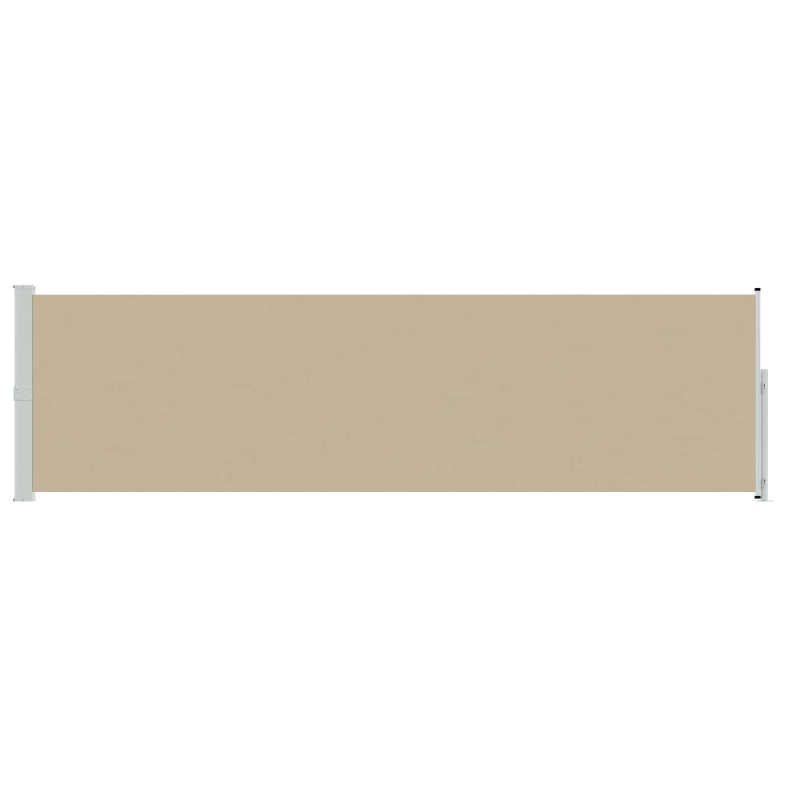 Ausziehbares Seitenmarkise Beige 300 x 120 cm Polyester