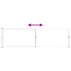 Ausziehbares Seitenmarkise Beige 300 x 120 cm Polyester