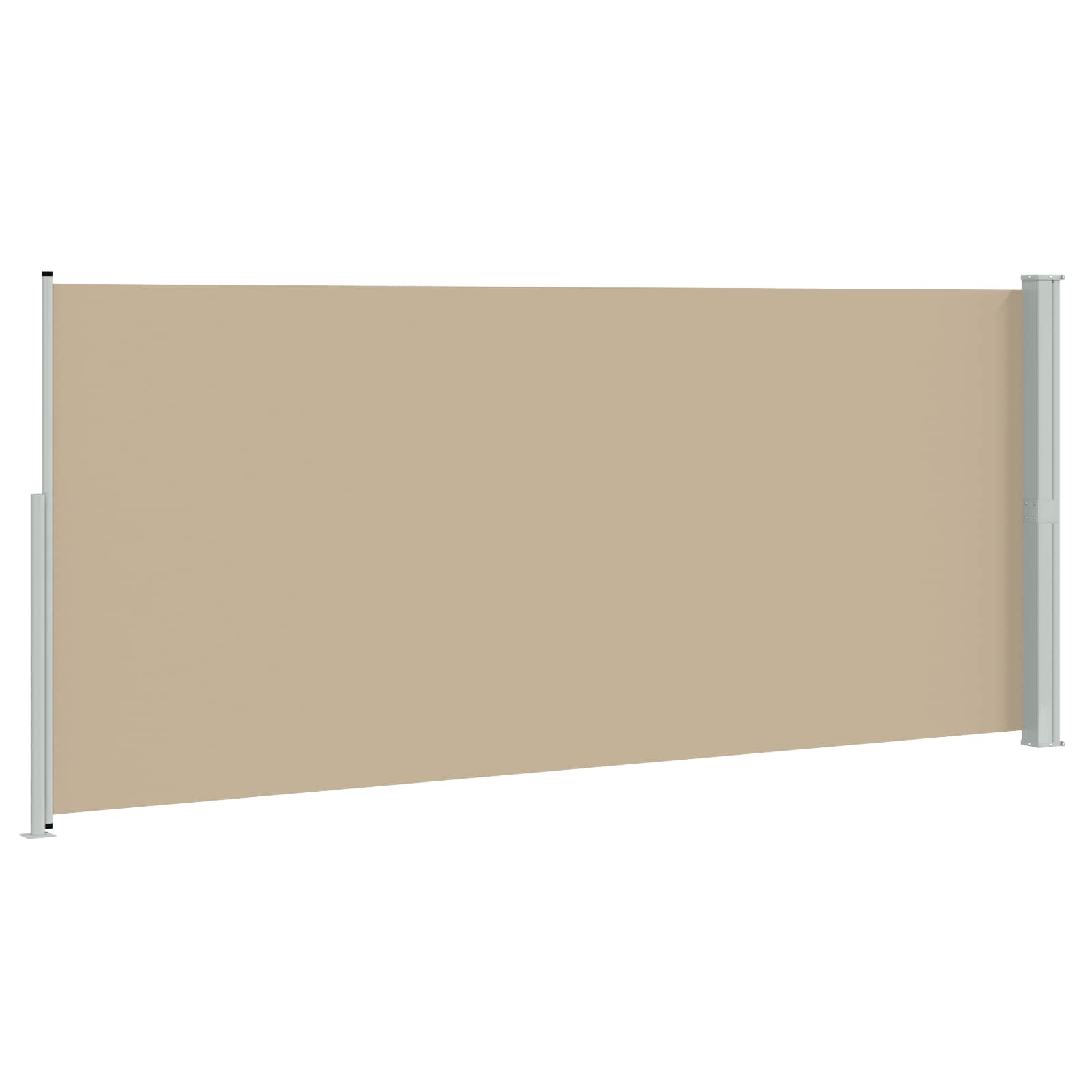 Ausziehbares Seitenmarkise Beige 600 x 180 cm Polyester