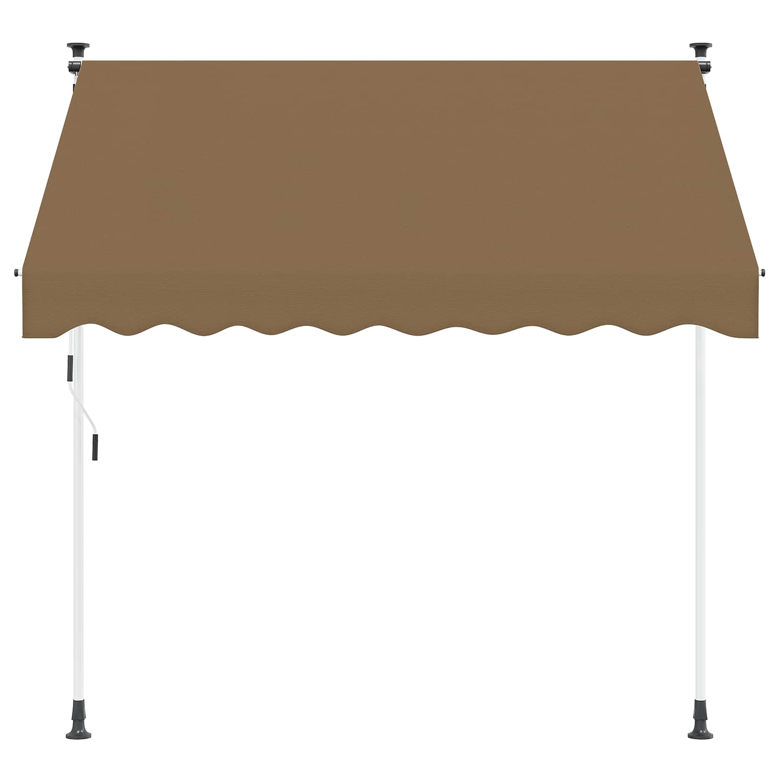 Manuell einziehbare Markise Beige 150 cm