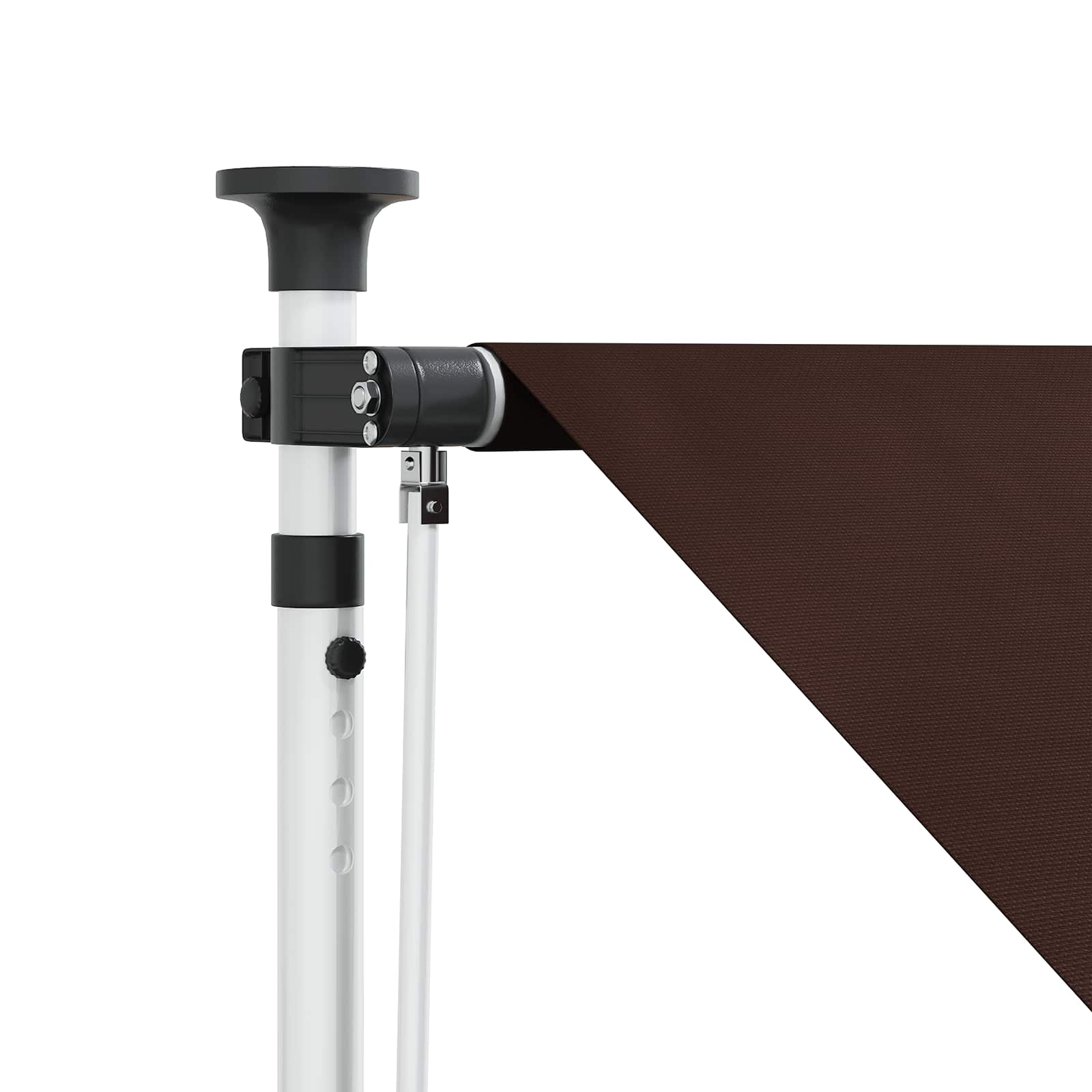 Manuell einziehbare Markise Braun 100 cm