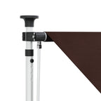 Manuell einziehbare Markise Braun 250 cm