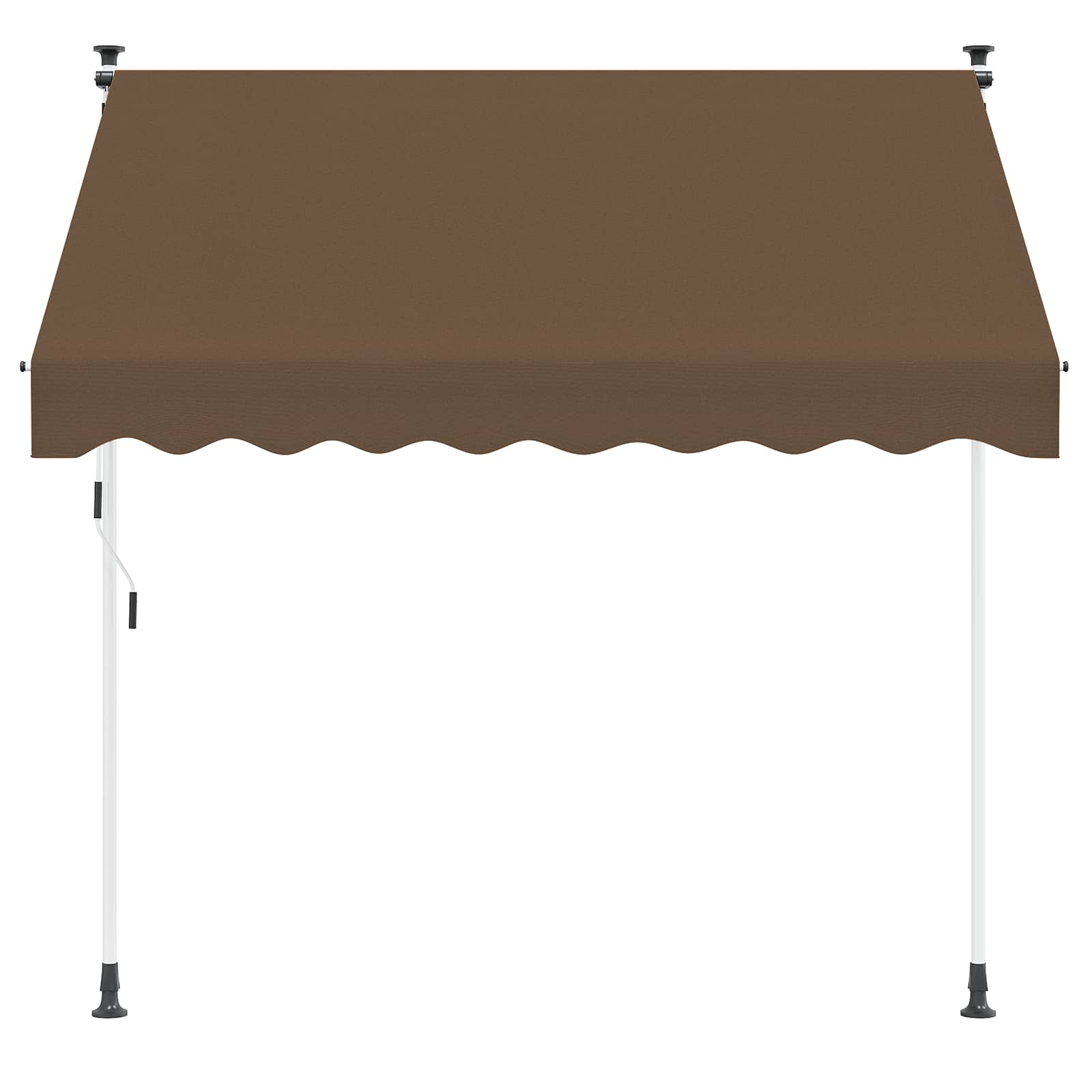 Manuell einziehbare Markise Taupe 150 cm
