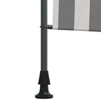 Outdoor Rollo Anthrazit und Weiß 100 x 270 cm