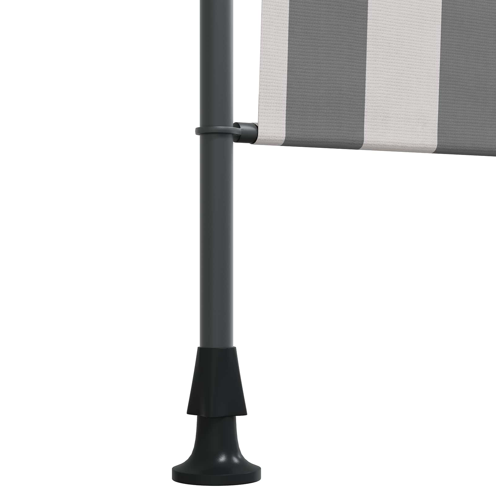Outdoor Rollo Anthrazit und Weiß 200 x 270 cm