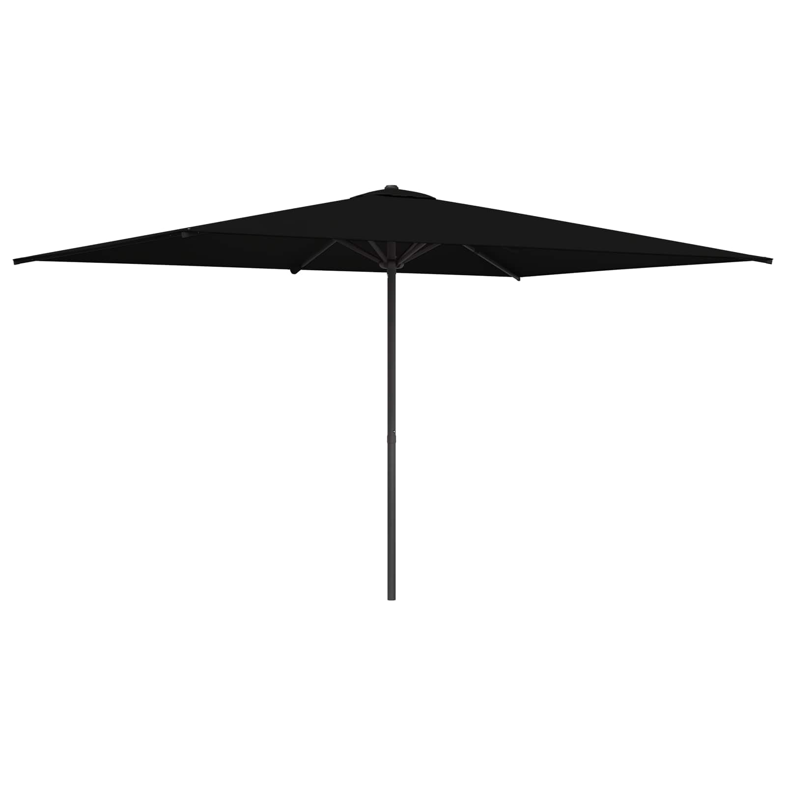 Garten-Sonnenschirm 200 x 300 cm Polyester Rechtwinklig Schwarz