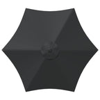 Garten-Sonnenschirm 230 x 230 cm Polyester Rechtwinklig
