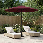 Garten-Sonnenschirm 230 x 230 cm Polyester Rechtwinklig