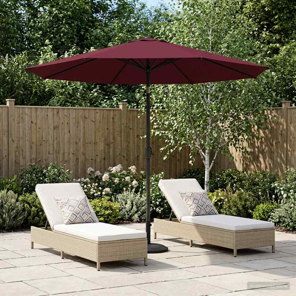Garten-Sonnenschirm 230 x 230 cm Polyester Rechtwinklig