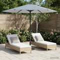 Garten-Sonnenschirm 230 x 230 cm Polyester Rechtwinklig